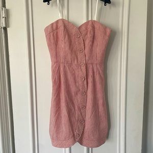 BCBG Strapless dress size 6